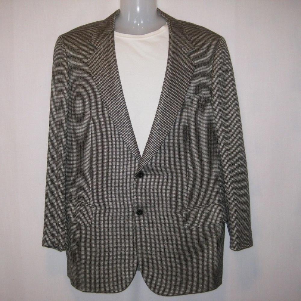 VTG Brioni Roman Style Wool Blend Coat Italy 44/54